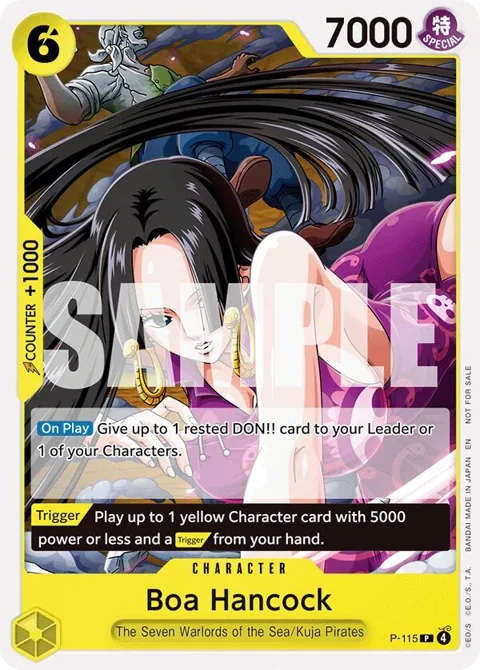 Boa Hancock OP15 Release Event P-115 One Piece card from One Piece Promotion Cards