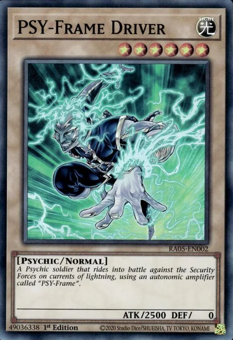 PSY-Frame Driver RA05-EN002 Yu-Gi-Oh card from Rarity Collection 5
