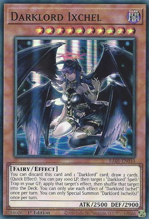 Darklord Ixchel RA05-EN010 Yu-Gi-Oh card from Rarity Collection 5