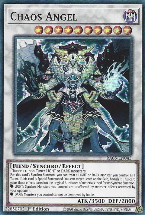 Chaos Angel RA05-EN043 Yu-Gi-Oh card from Rarity Collection 5