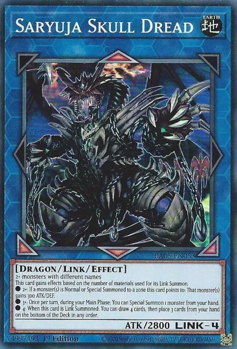 Saryuja Skull Dread RA05-EN053 Yu-Gi-Oh card from Rarity Collection 5