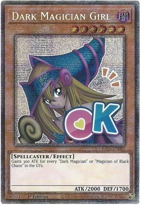 Dark Magician Girl Starlight Rare RA05-EN084 Yu-Gi-Oh card from Rarity Collection 5