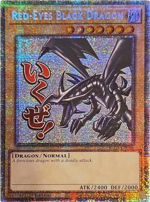 Red-Eyes Black Dragon Starlight Rare RA05-EN086 Yu-Gi-Oh card from Rarity Collection 5