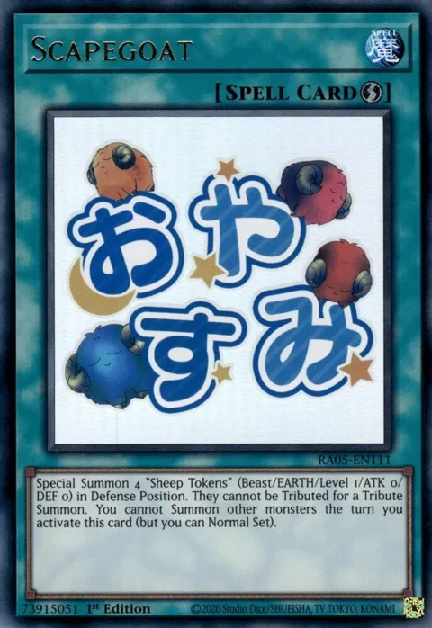 Scapegoat RA05-EN111 Yu-Gi-Oh card from Rarity Collection 5