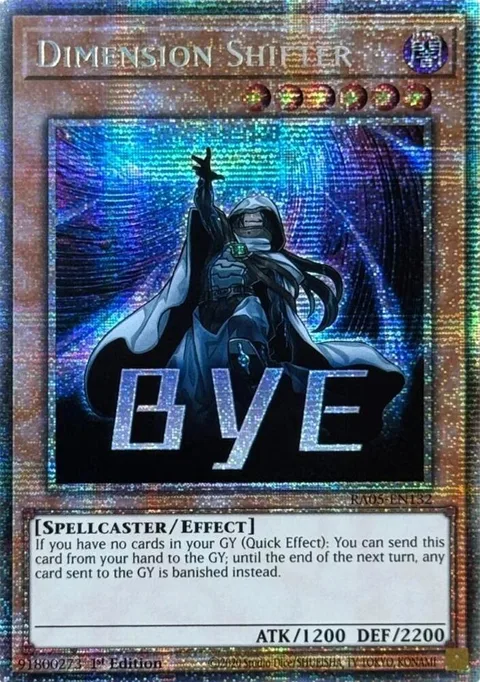 Dimension Shifter Starlight Rare RA05-EN132 Yu-Gi-Oh card from Rarity Collection 5