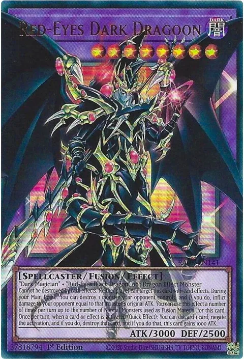 Red-Eyes Dark Dragoon RA05-EN141 Yu-Gi-Oh card from Rarity Collection 5