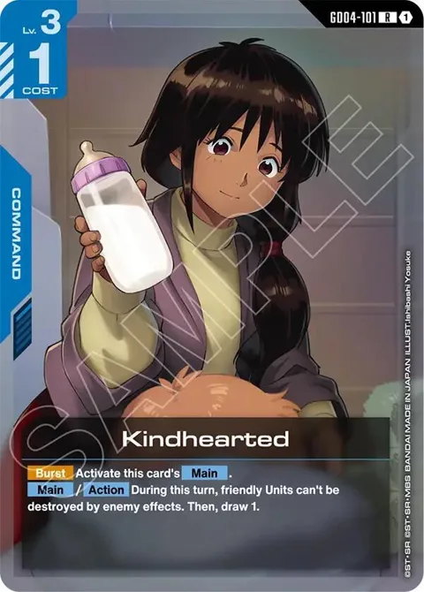 Kindhearted GD04-101 Gundam card from Phantom Aria