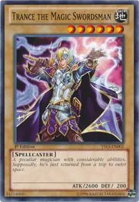Trance the Magic Swordsman YS13-EN002 Yu-Gi-Oh card from Super Starter: V for Victory
