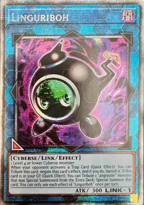 Linguriboh Starlight Rare RA05-EN056 Yu-Gi-Oh card from Rarity Collection 5