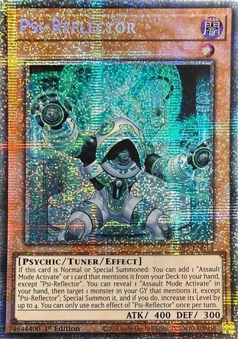 Psi-Reflector Starlight Rare RA05-EN013 Yu-Gi-Oh card from Rarity Collection 5