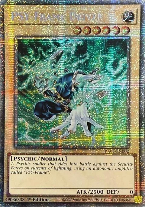 PSY-Frame Driver Starlight Rare RA05-EN002 Yu-Gi-Oh card from Rarity Collection 5