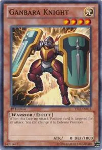 Ganbara Knight YS13-EN013 Yu-Gi-Oh card from Super Starter: V for Victory