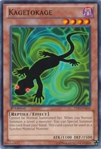 Kagetokage YS13-EN016 Yu-Gi-Oh card from Super Starter: V for Victory