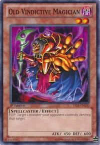 Old Vindictive Magician YS13-EN020 Yu-Gi-Oh card from Super Starter: V for Victory