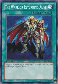 The Warrior Returning Alive YS13-EN030 Yu-Gi-Oh card from Super Starter: V for Victory