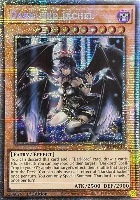 Darklord Ixchel Starlight Rare RA05-EN010 Yu-Gi-Oh card from Rarity Collection 5