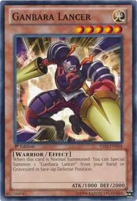 Ganbara Lancer YS13-ENV04 Yu-Gi-Oh card from Super Starter: V for Victory Power-Up Pack