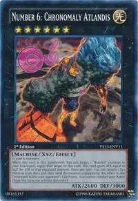 Number 6: Chronomaly Atlandis YS13-ENV11 Unlimited Yu-Gi-Oh card from Super Starter: V for Victory Power-Up Pack