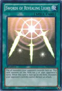 Swords of Revealing Light YS13-ENV13 Unlimited Yu-Gi-Oh card from Super Starter: V for Victory Power-Up Pack