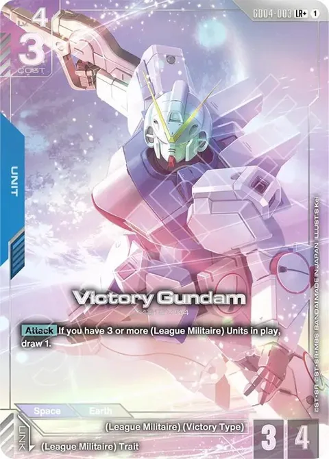 Victory Gundam LR+ GD04-003 Gundam card from Phantom Aria