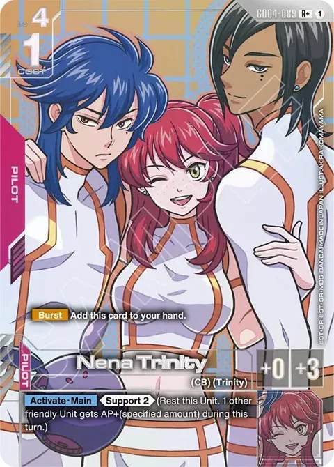 Nena Trinity R+ GD04-089 Gundam card from Phantom Aria