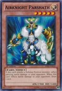 Airknight Parshath BP02-EN016 Unlimited Yu-Gi-Oh card from Battle Pack 2: War of the Giants