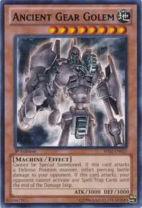 Ancient Gear Golem BP02-EN035 1st Edition Yu-Gi-Oh card from Battle Pack 2: War of the Giants