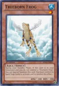 Treeborn Frog BP02-EN043 Yu-Gi-Oh card from Battle Pack 2: War of the Giants