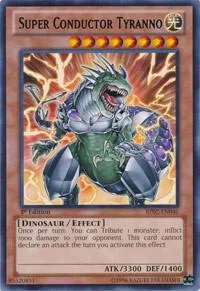 Super Conductor Tyranno BP02-EN046 Yu-Gi-Oh card from Battle Pack 2: War of the Giants