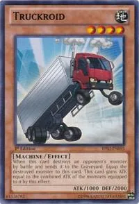 Truckroid BP02-EN055 1st Edition Yu-Gi-Oh card from Battle Pack 2: War of the Giants