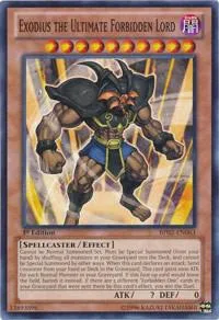Exodius the Ultimate Forbidden Lord BP02-EN063 Unlimited Yu-Gi-Oh card from Battle Pack 2: War of the Giants