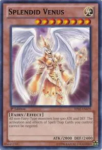 Splendid Venus BP02-EN070 Yu-Gi-Oh card from Battle Pack 2: War of the Giants