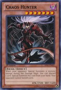 Chaos Hunter BP02-EN095 Yu-Gi-Oh card from Battle Pack 2: War of the Giants