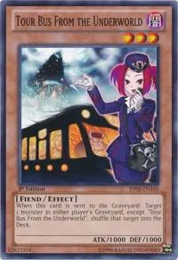 Tour Bus From the Underworld BP02-EN105 Unlimited Yu-Gi-Oh card from Battle Pack 2: War of the Giants