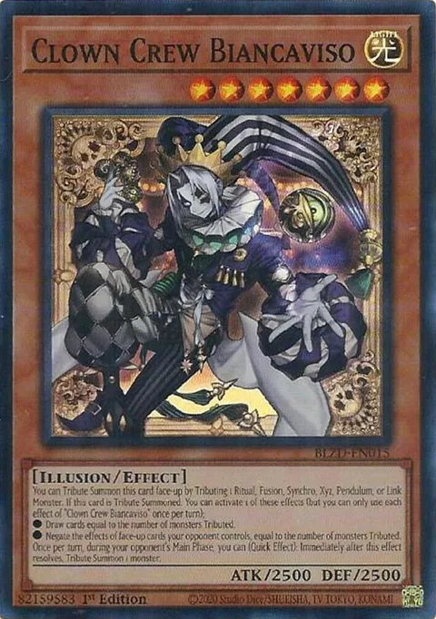 Clown Crew Biancaviso BLZD-EN015 Yu-Gi-Oh card from Blazing Dominion