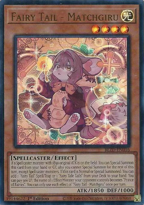 Fairy Tail - Matchgiru BLZD-EN016 Yu-Gi-Oh card from Blazing Dominion