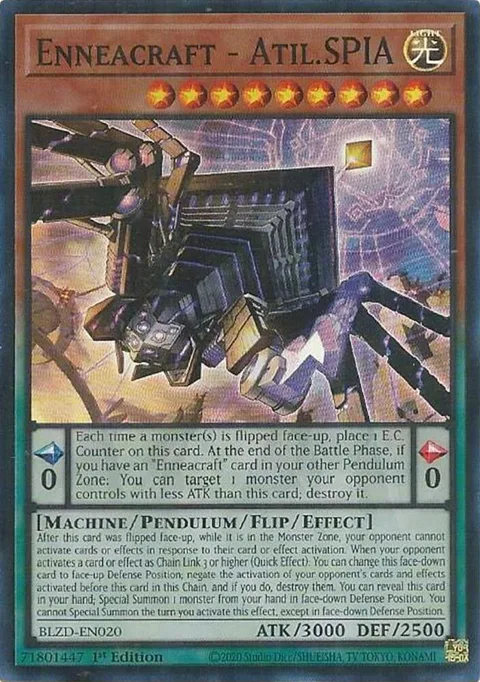 Enneacraft - Atil.SPIA BLZD-EN020 Yu-Gi-Oh card from Blazing Dominion