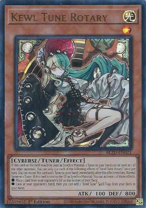 Kewl Tune Rotary BLZD-EN021 Yu-Gi-Oh card from Blazing Dominion