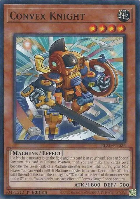 Convex Knight BLZD-EN026 Yu-Gi-Oh card from Blazing Dominion