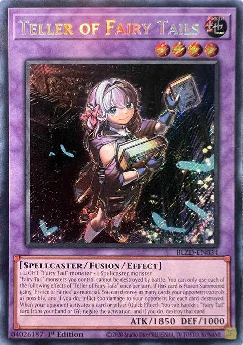 Teller of Fairy Tails BLZD-EN034 Yu-Gi-Oh card from Blazing Dominion