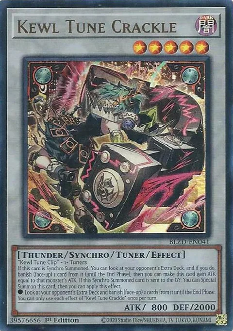 Kewl Tune Crackle BLZD-EN041 Yu-Gi-Oh card from Blazing Dominion