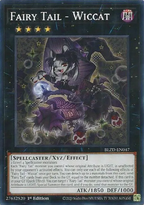 Fairy Tail - Wiccat BLZD-EN047 Yu-Gi-Oh card from Blazing Dominion