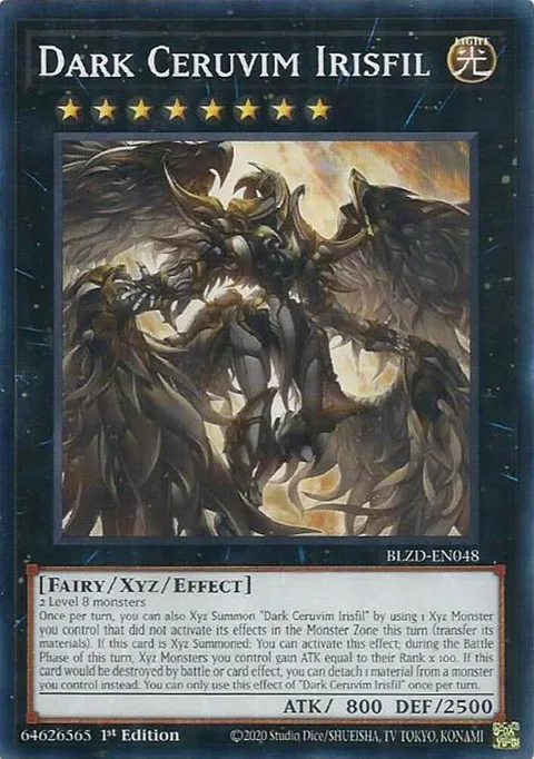 Dark Ceruvim Irisfil BLZD-EN048 Yu-Gi-Oh card from Blazing Dominion