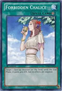 Forbidden Chalice BP02-EN155 1st Edition Yu-Gi-Oh card from Battle Pack 2: War of the Giants