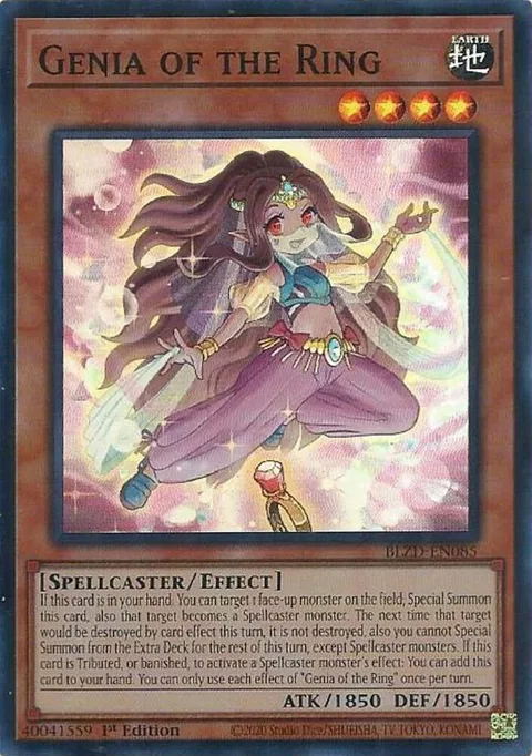 Genia of the Ring BLZD-EN085 Yu-Gi-Oh card from Blazing Dominion
