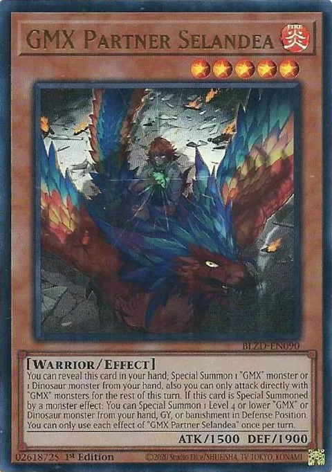 GMX Partner Selandea BLZD-EN090 Yu-Gi-Oh card from Blazing Dominion