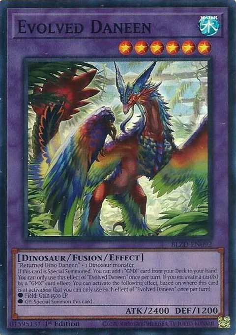 Evolved Daneen BLZD-EN092 Yu-Gi-Oh card from Blazing Dominion