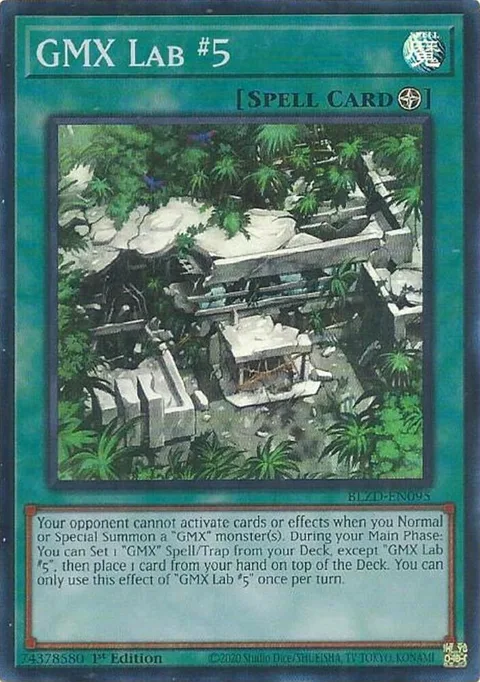 GMX Lab #5 BLZD-EN095 Yu-Gi-Oh card from Blazing Dominion