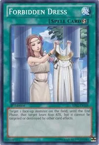 Forbidden Dress BP02-EN168 1st Edition Yu-Gi-Oh card from Battle Pack 2: War of the Giants