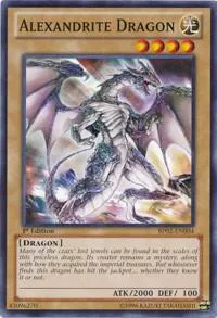 Alexandrite Dragon BP02-EN004 Yu-Gi-Oh card from Battle Pack 2: War of the Giants